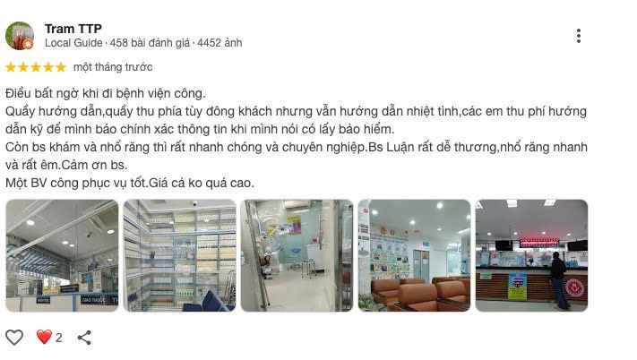 Hình: review trồng răng implant Bệnh viện Răng Hàm Mặt TP HCM